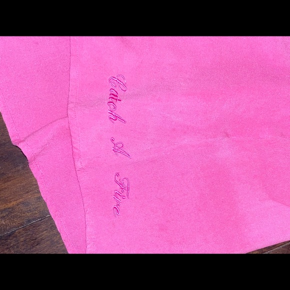 CATCH A FIRE Bob Marley Pink Embroidered Dress SM - Picture 7 of 11